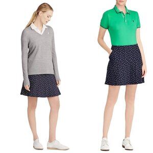 Ralph Lauren Golf Stretch Skort In Monterey Deco Print Size S